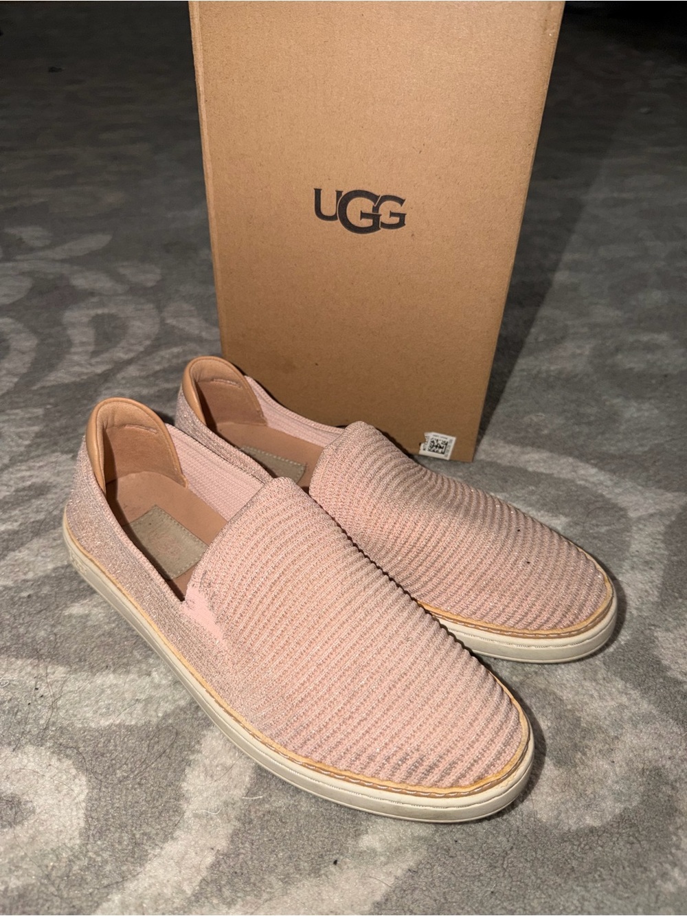 UGG Women's Blush Knit Slip-On Loafers